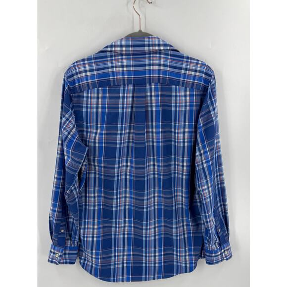 Vineyard Vines Mens Classic Fit Murray Shirt Sz Small Blue Coral Plaid Button Up - Picture 2 of 4